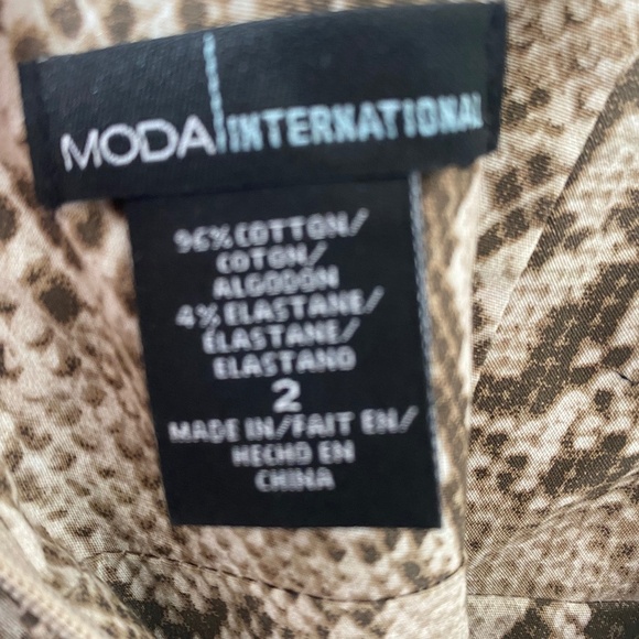 Python Print Strappy Dress - Picture 6 of 6